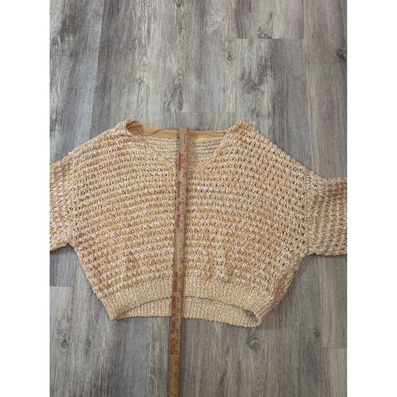 Free People Coconut V-neck sweater in Sandy Combo Size Medium - Picture 6 of 6